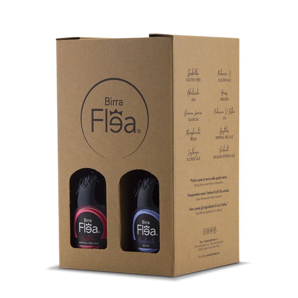 Confezione regalo Birra Flea 4x75 cl - Birra Flea® - Official Website & Shop