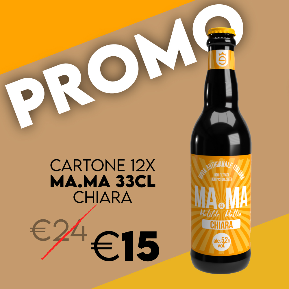 Birra Ma.Ma. - Confezione 12x 33 cl. CHIARA - Birra Flea® - Official  Website & Shop