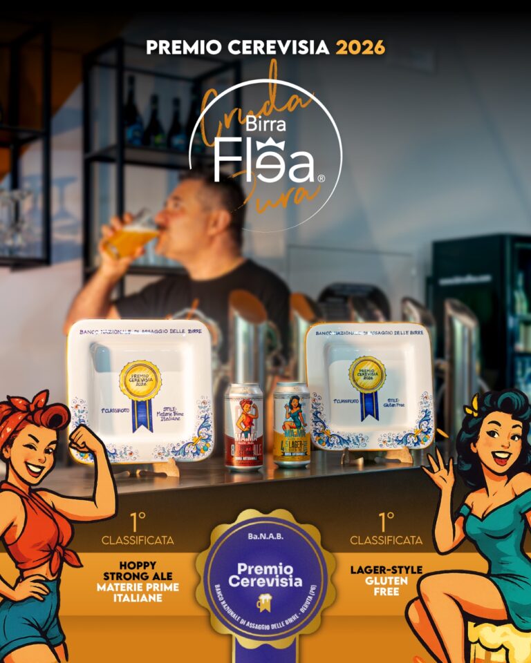 Birra Flea protagonista al Premio Cerevisia 2026: due primi posti per la linea Ma.Ma.
